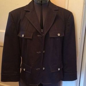 Navy Jacket with a bit of glitz